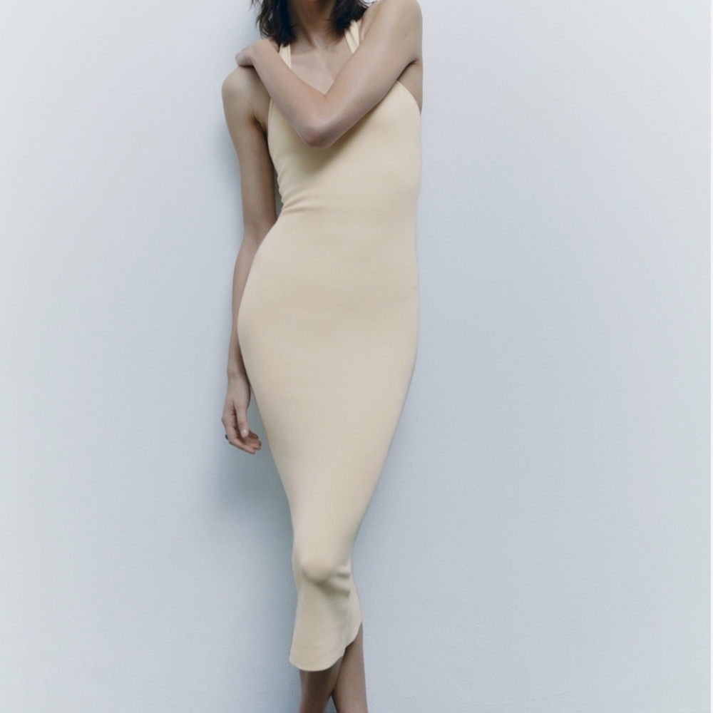 - Zara knit halter dress NWT size small